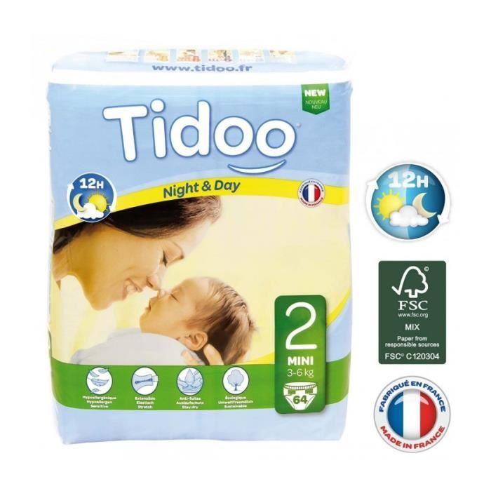 Tidoo Night & Day Couches Taille 2 Mini 58 Couches Cdiscount