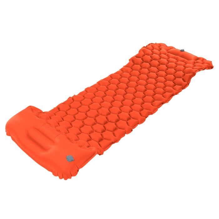 Matelas De Camping Auto-gonflant Avec Pompe Intégrée – 200x62x8 Cm, Léger, Durable, Connexion Multiple