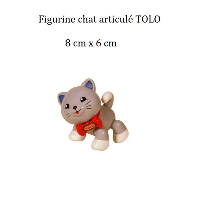 Jouet 1er Age Jeu Eveil Bebe Garcon Fille Figurine Chat Gris Tolo Idee Cadeau Mixte 1 2 3 4 5 Ans Cdiscount Jeux Jouets