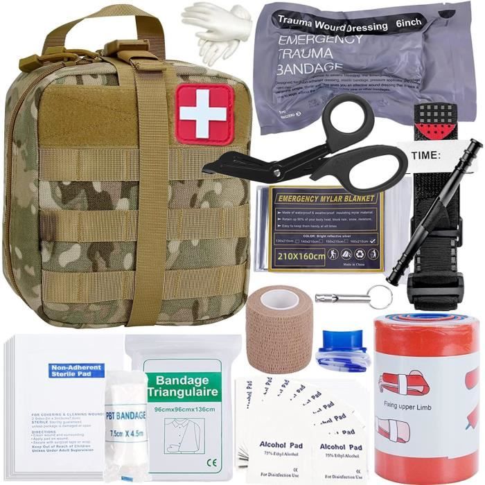 Kit Micro Med – Trousse Médicale Tactique Sur Ceinture Pour L’urgence