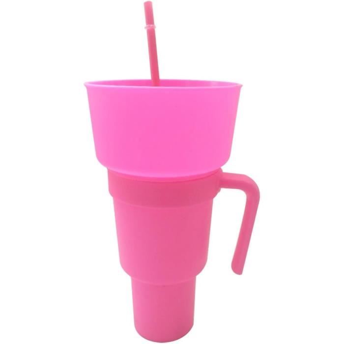Mepal Gobelet à Céréales Et Yaourt à Emporter 300 Ml + 120 Ml - Violet Vif, Micro-ondes & Lave-vaisselle OK