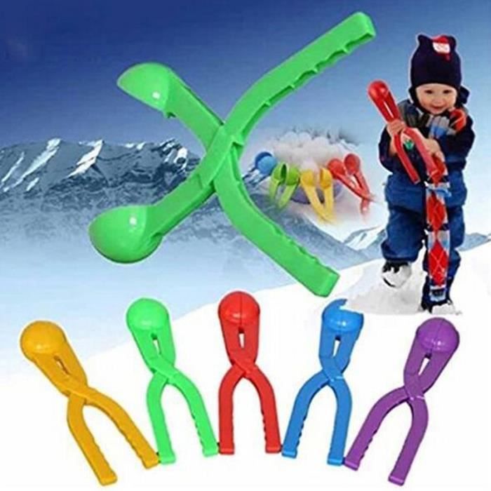 Clip de Boule de Neige en Forme de Canard Cartoon Boule de Neige Fabricant Boule de Neige Clip Hiver Jouets de Neige en Plein air pour Enfants