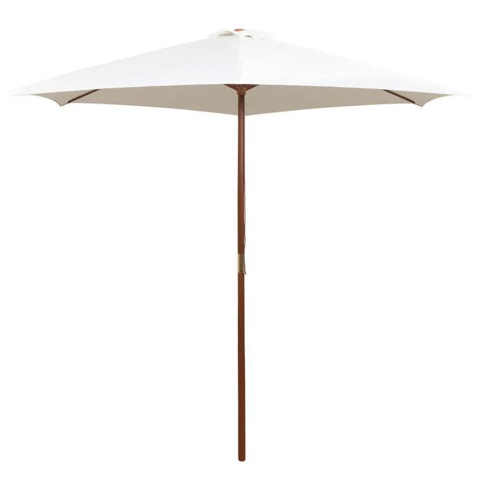 vidaXL Parasol 270 x 270 cm crème - vue 2
