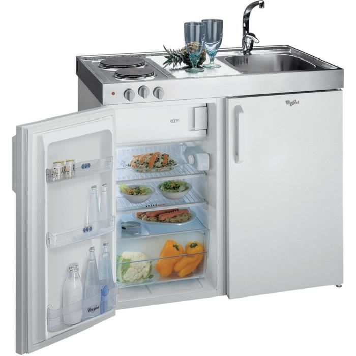 Whirlpool Cuisine Compacte Evier A Droite Blanc Classe