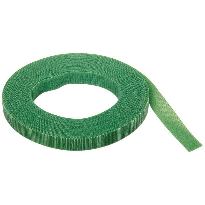 WOLFCRAFT - 1 Bande auto-agripante verte pour jardin - 5 m