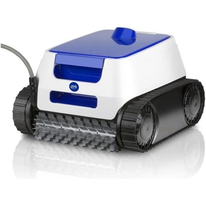 Robot Piscine GRE ER230 – Nettoyage Fond, Parois, Lignes d'Eau, Autonomie 2h