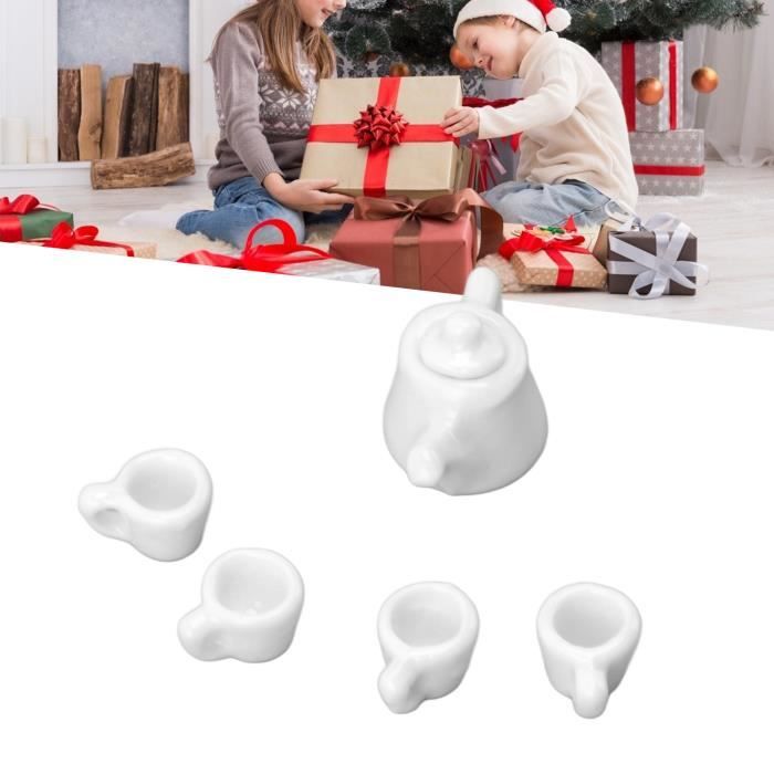 Odoria Miniature Service à Thé Porcelaine 15 Pièces - Accessoire 1/12 Maison De Poupée