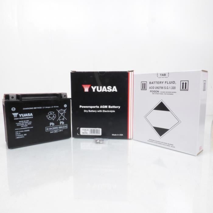Batterie Moto Kyoto YTX24HL-BS - 12V 21Ah - Pour CAN-AM Spyder F3-S (2015-2021) - Neuf