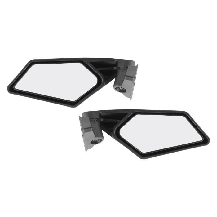 Rétroviseur Central Universel Pour UTV/ATV - Compatible Can-Am X3 | Joint à Rotule Réglable | Verre Large Angle | Facile à Installer