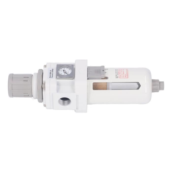 Filtre Régulateur De Pression D'air Comprimé - PT 1/4" - Pour Outil Pneumatique - Avec Manomètre - AFC2000 - 9