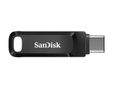 SanDisk 128Go Ultra Dual Drive Luxe noire USB A et Type-C jusqu'à 400MB/s avec connecteurs USB Type-C et USB Type-A-1