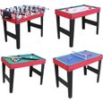 Multi Jeux 4 en 1, Table Pliable, Multifonction Sport Billard/Tennis de Table/ Hockey/Babyfoot-1