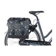 Sac de vélo Basil Grand Flower - Boutique - Noir - Hydrofuge 600D polyester - 23L-1