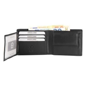 Portefeuille Homme Cuir Lois - Avec Porte-Monnaie & Protection RFID - Style Classique & Rebelle - 3