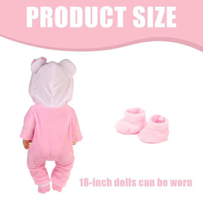 Baby born vêtements pour poupée 43 cm body gris gris - Zapf Creation