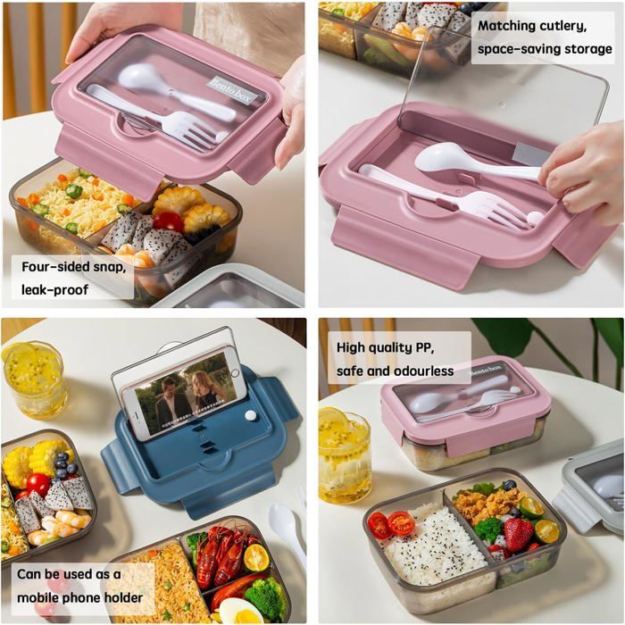 Lunch box bento - VSBDHFGBSAUHDFVBUHAF - Micro-ondable avec sac ...