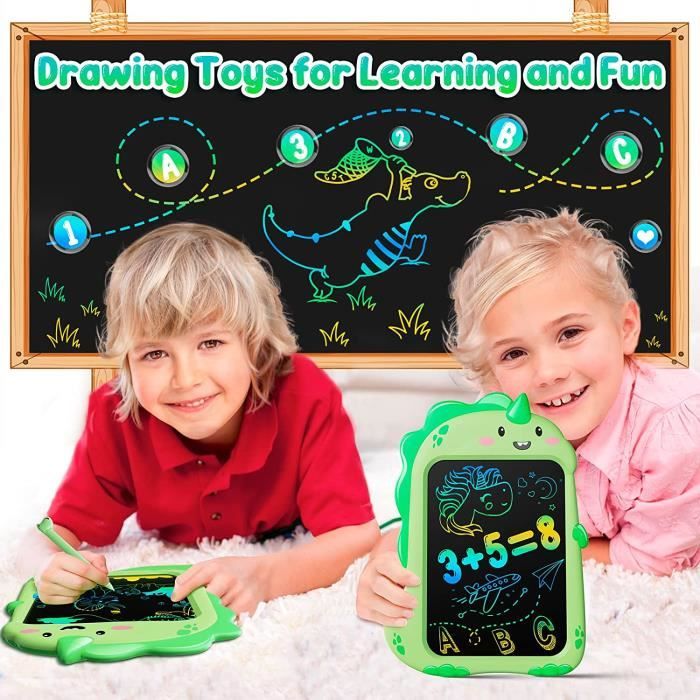 Ardoise Magique Lcd,Pincat Tablette Dessin Enfant 12 Pouces Tablette D'Écriture Cadeau Bebe Fille Jouet Garcon Projecteur Dessin - Jeux - Jouets