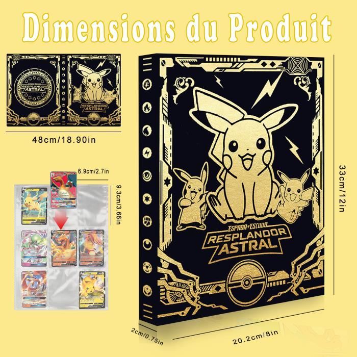 Album Carte de Collection, Or noir Classeur Carte, Pochette Carte
