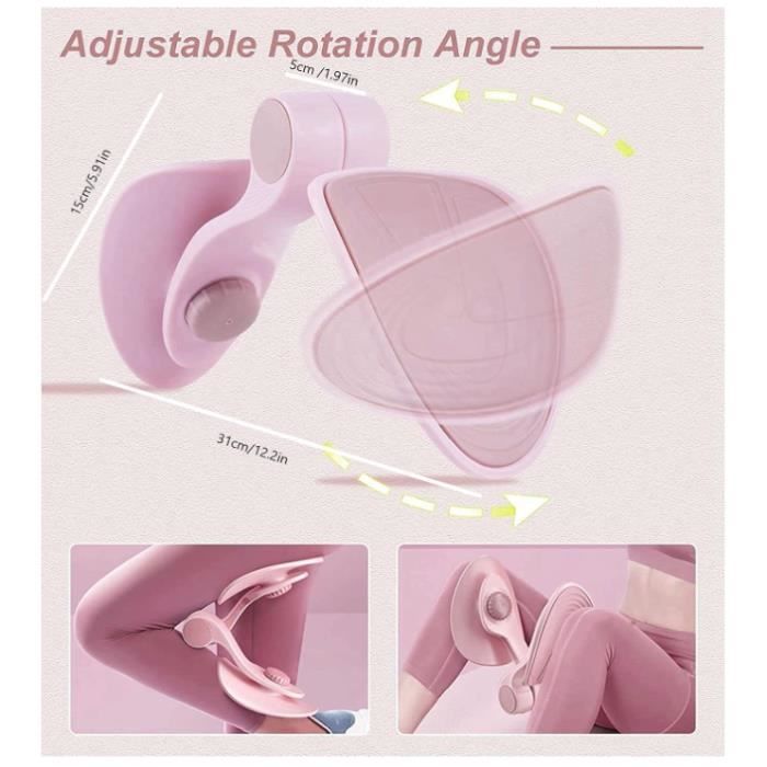 Entraîneur des muscles du plancher pelvien - INNOVTEC - Rose - 0,65 kg