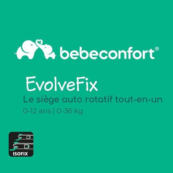 Bébé Confort EvolveFix, Siège auto ISOFIX groupe…