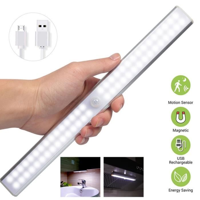 Lampe détecteur de mouvement rechargeable intérieur