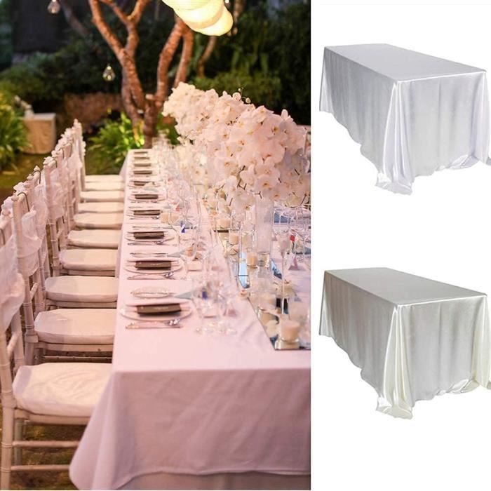 Nappe NOIRE RONDE Table Banquet Traiteur 260cm Mariage