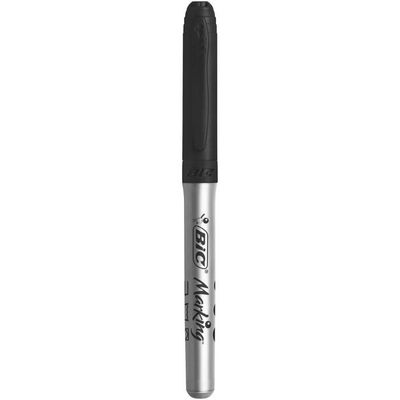 BIC Marqueur Permanent Fine ECOlutions Pointe Conique - Noir, 1 Unité