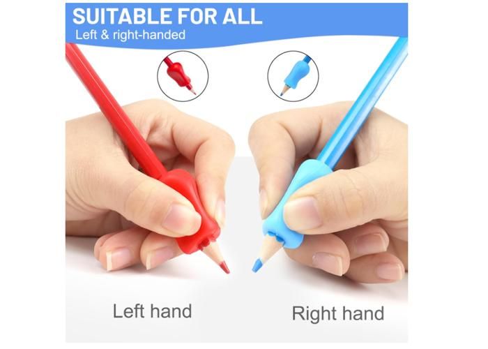 Lot De 10 Guides Doigts Pour Crayon En Silicone - Aide à L'écriture Pour Enfants, Droitiers Et Gauchers, à Partir De 3 Ans