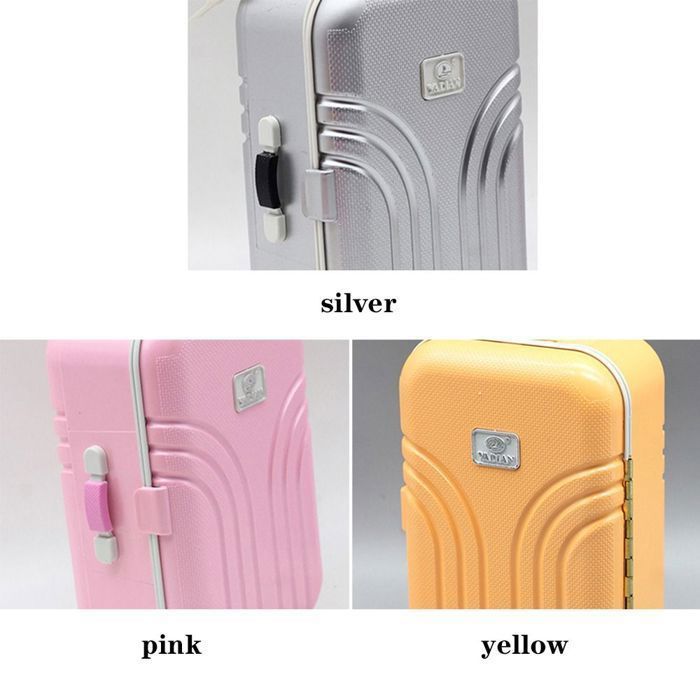 BESPORTBLE Valise miniature et valise de voyage pour poupées de 45,7 cm Rose Accessoire de voyage