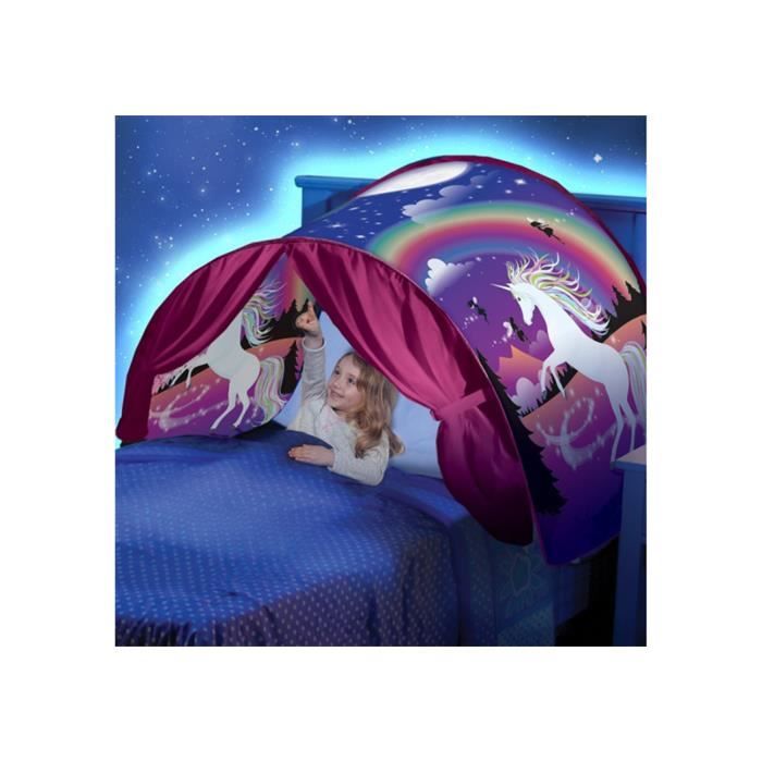 BORNA Auvent De Lit Queen Size - Tente De Couchage Nomade Pour Chambre - Parfait Pour Rêver éveillé Ou Dormir Paisiblement - Noir élégant Et Pratique