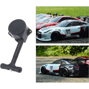 Generic Démarreur électrique Durable pour Moteur de Voiture HSP 540 1/10 RC, adapté aux Voitures à Moteur à L'échelle 1/10, Couleur Noire, pour Hélicoptères Aériens à 15cxp, Matériau Métallique