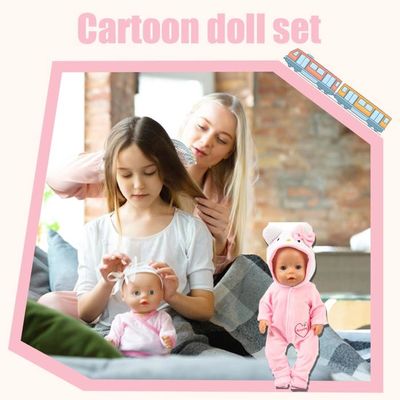 Lot De 4 Vêtements De Poupée – Tenues Pour Bébé Poupée De 30 à 45 Cm, Habillement Facile