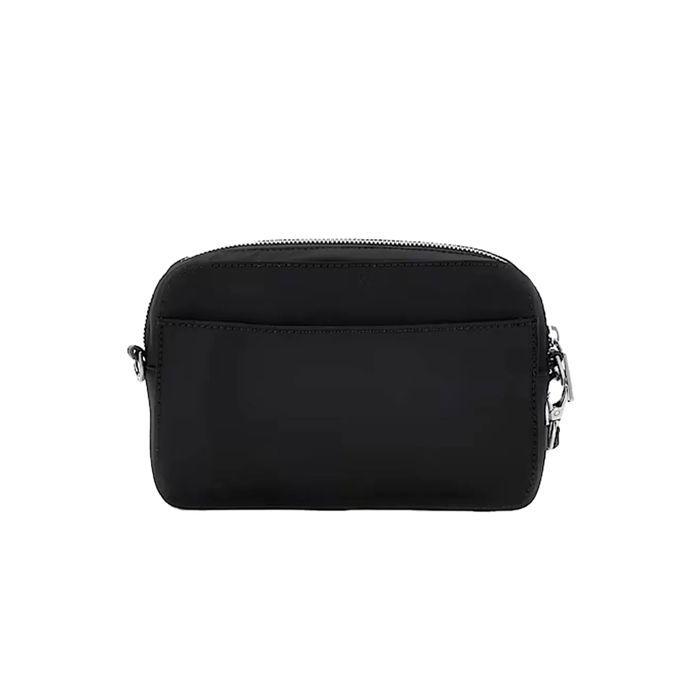 Sac bandoulière Guess Femme Nylon Eco Noir cuir Noir Cdiscount