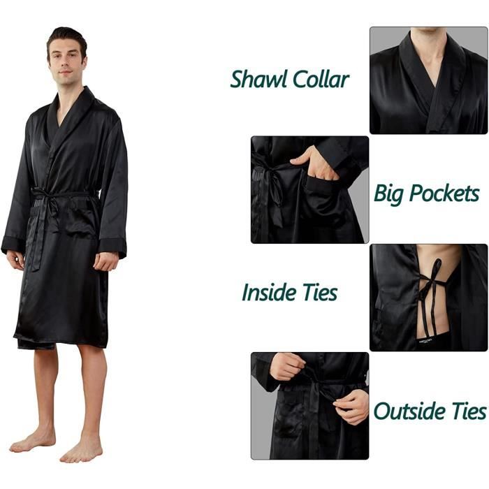 Peignoir soie japonais homme 2025