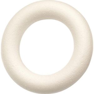 Lot De 2 Grands Anneaux / Couronnes Styro Plein, Diamètre 43 Cm, Bouée