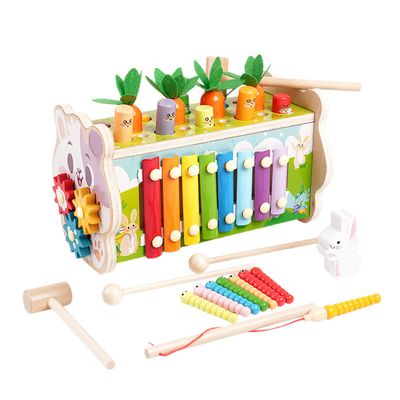 Jouets interactifs de jeu de taupe de martelage de martelage éducatif précoce po