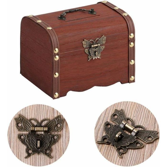 Mini Cryptex En Métal à Code Alphabétique – Serrure à Combinaison Pour Bijoux, Cadeau Personnalisable (Noël, Saint-Valentin)