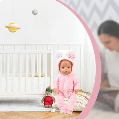 DeAO Vêtements Pour Poupées 35 Cm - 6 Robes Florales Avec Tutu, 2 Culottes Et 6 Cintres - Idéal Pour Poupées 14 Pouces