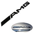 Logo badge embleme de coffre AMG Noir MERCEDES-BENZ-0