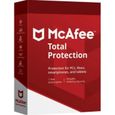 McAfee Total Protection 1 Appareil 1 Year McAfee Key GLOBAL-0