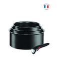 TEFAL L6509503 Ingenio Expertise Set de 3 casseroles 16-18-20cm, Batterie de cuisine induction + four, Sans PFOA, Fabriqué en-0