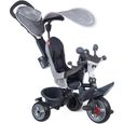 SMOBY Tricycle enfant évolutif Baby Driver Plus - Structure métal - Gris-0