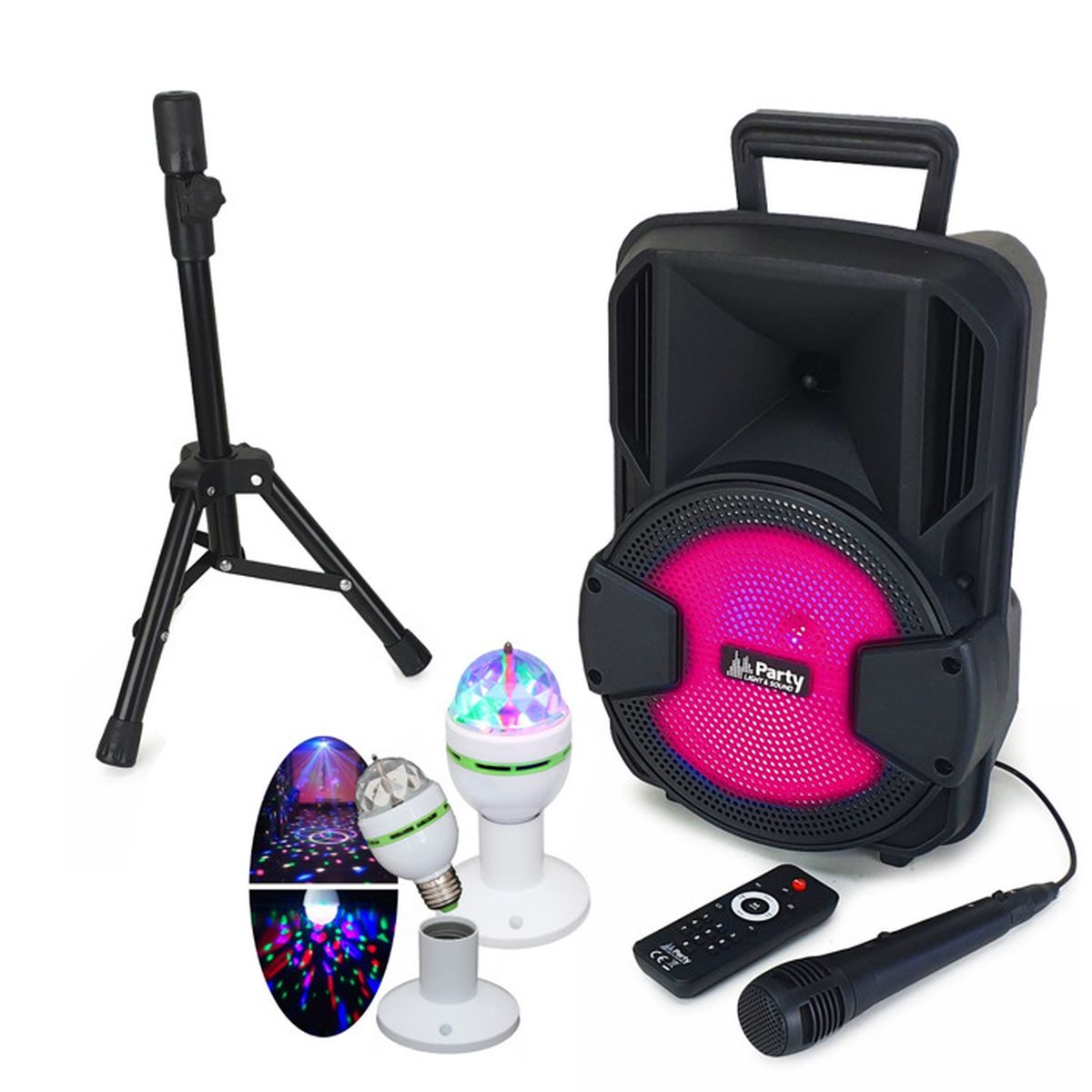 ENCEINTE SONO PORTABLE KARAOKÉ USB BLUETOOTH 700W POUR VOS SOIREES DJ