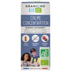 Granions Kid Bio Calme Concentration - Sirop Aux plantes Goût Fraise Cassis - 125 ml
