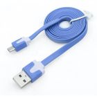 OuiSmart® Câble chargeur plat 1m Micro usb Charge + Data Compatible avec Samsung, xiaomi, Huawei, Honor, LG, Nokia Bleu