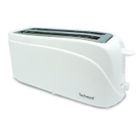 Grille pain TECHWOOD TGP502 - 2 longues fentes - Blanc - 1300 Watt