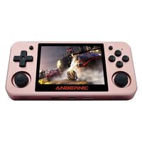 Console de Jeux Rétro Portable Mini 3,5 Pouces Écran IPS RG350M-Rose