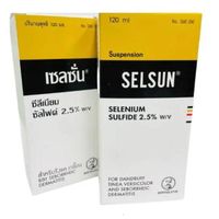 2 x 120 ml de shampooing antipelliculaire Selsun sulfure 2,5% dermatite fongique | Anti-pellicule | Anti-chute des cheveux