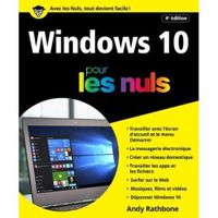 Livre - Windows 10 pour les nuls (4e édition)
