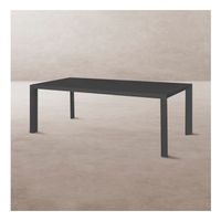 Table de repas en Aluminium Gris Anthracite 240 cm - NIHOA - L 240 x l 100 x H 75 cm